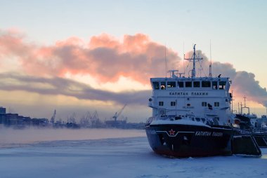 St. Petersburg, Russia - December 1, 2010: Icebreaker 