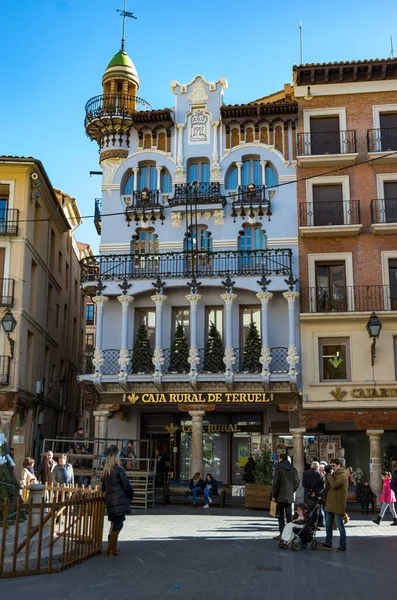 Teruel Spanje December 2016 Casa Torico Gebouw Gelegen Het Centrale — Stockfoto