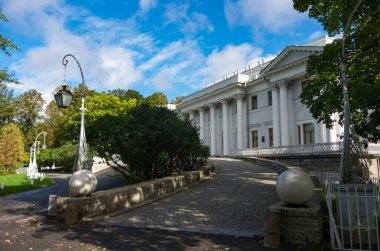 Sankt-Peterburg, Rusya - 17 Eylül 2017: Elaginoostrovsky Sarayı, St. Petersburg