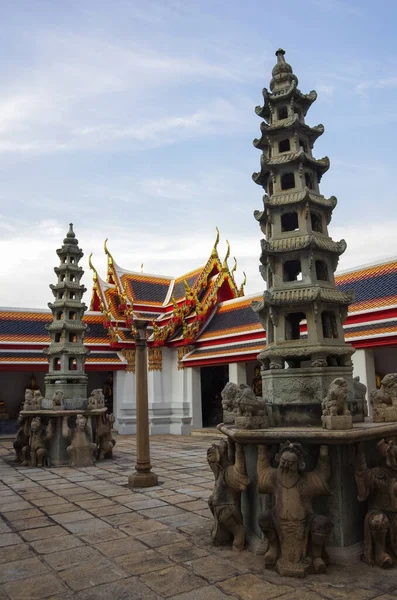 Wat Pho Wat Phra Chetuphon Tempel Van Liggende Boeddha Bangkok — Stockfoto