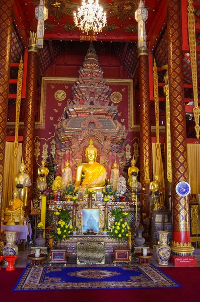 Chiang Mai Thailand Januari 2013 Het Interieur Van Wat Chiang — Stockfoto
