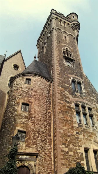 Toren van het kasteel van Wernigerode in Duitsland — Stockfoto