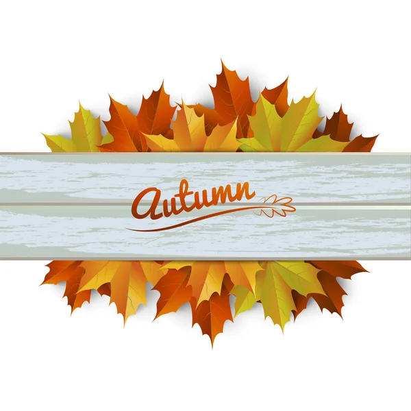 Tipografía Feliz Acción de Gracias, fondo de otoño — Archivo Imágenes Vectoriales