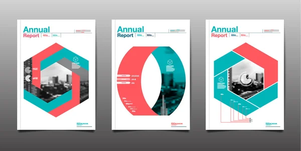 Annual report 2017,2018,2019, future, business, template layout d — стоковый вектор