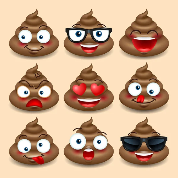 Poop Emoji Images Vectorielles Poop Emoji Vecteurs Libres De Droits Depositphotos