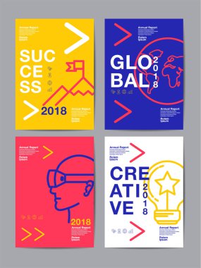 Faaliyet Raporu 2018, gelecek, iş, şablon düzeni tasarımı, co