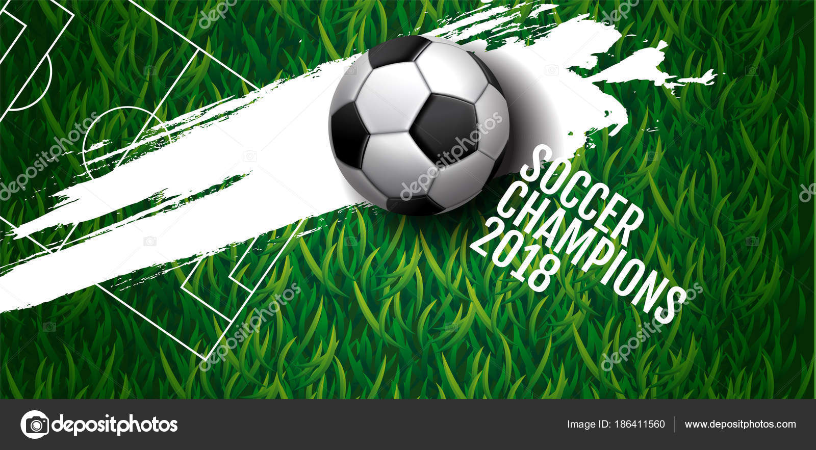 Stock Illustration Soccer Championship Cup Background Football