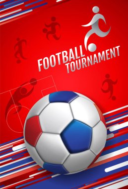 Şablon spor düzen tasarımı, düz tasarımı, grafik illüstrasyon,