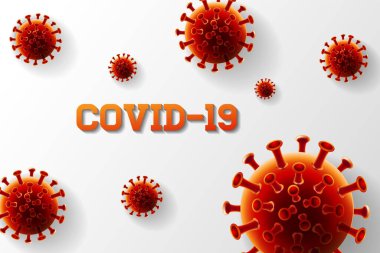 Coronavirus, Covid -19, Wuhan, Tehlike, Maske, Vektör Resimleri.