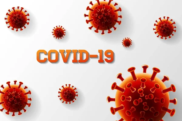 Coronavirus Covid Wuhan Peligro Máscara Vector Ilustración — Vector de stock