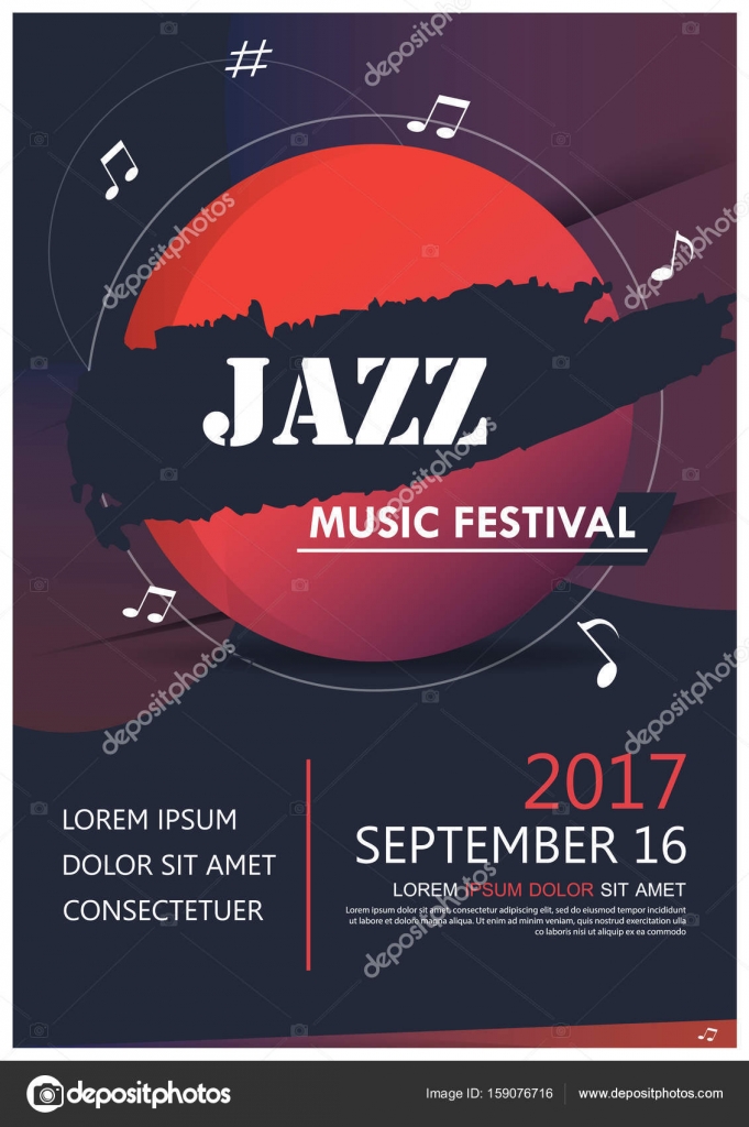 muziek partij jazzband poster. jazz club leuke muziek. muzikaal