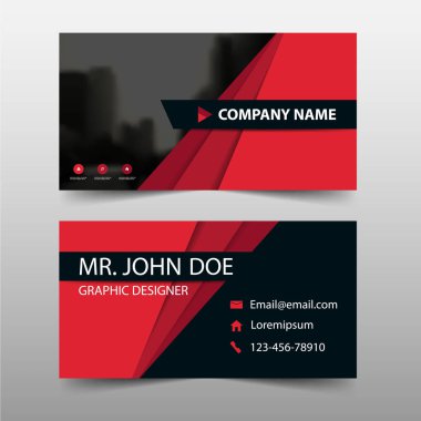 Kurumsal kartvizit, isim kartı şablonu, yatay basit temiz düzeni tasarım şablonu, iş banner Şablon Web sitesi için