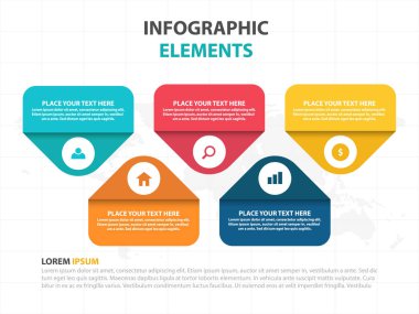 İş Infographic zaman çizelgesi işlem şablonu, renkli afiş metin kutusu desgin sunu, sunum için iş akışı diyagramı çizmek için