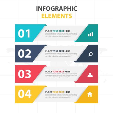 İş Infographic zaman çizelgesi işlem şablonu, renkli afiş metin kutusu desgin sunu, sunum için iş akışı diyagramı çizmek için