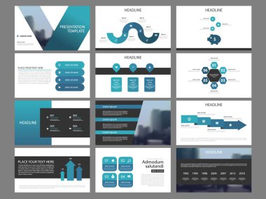 Paket Infographic öğeleri sunum şablonu. iş faaliyet raporu, broşür, broşür, reklam afiş, Kurumsal Pazarlama afiş
