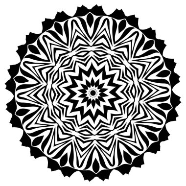 Mandala. Etnik dekoratif öğeler. Vintage dekoratif öğeler. Oryantal desen illüstrasyon. Islam, Arapça, Hint, Türk, pakistan Çin Osmanlı motifleri