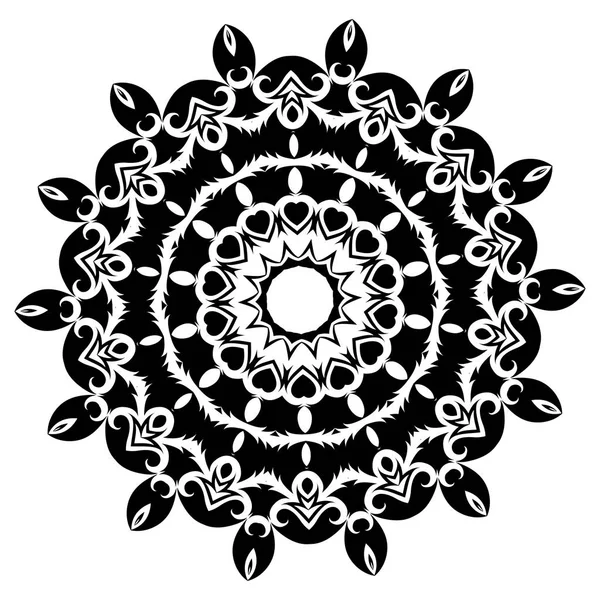 Mandala. Ethnic decorative elements. Vintage decorative elements. Oriental pattern illustration. Islam, Arabic, Indian, turkish, pakistan chinese ottoman motifs — Stock Vector