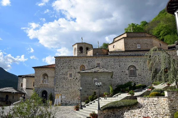 Saint Jovan Bigorski kloster. Makedoniskt ortodoxa kloster, Makedonien. — Stockfoto