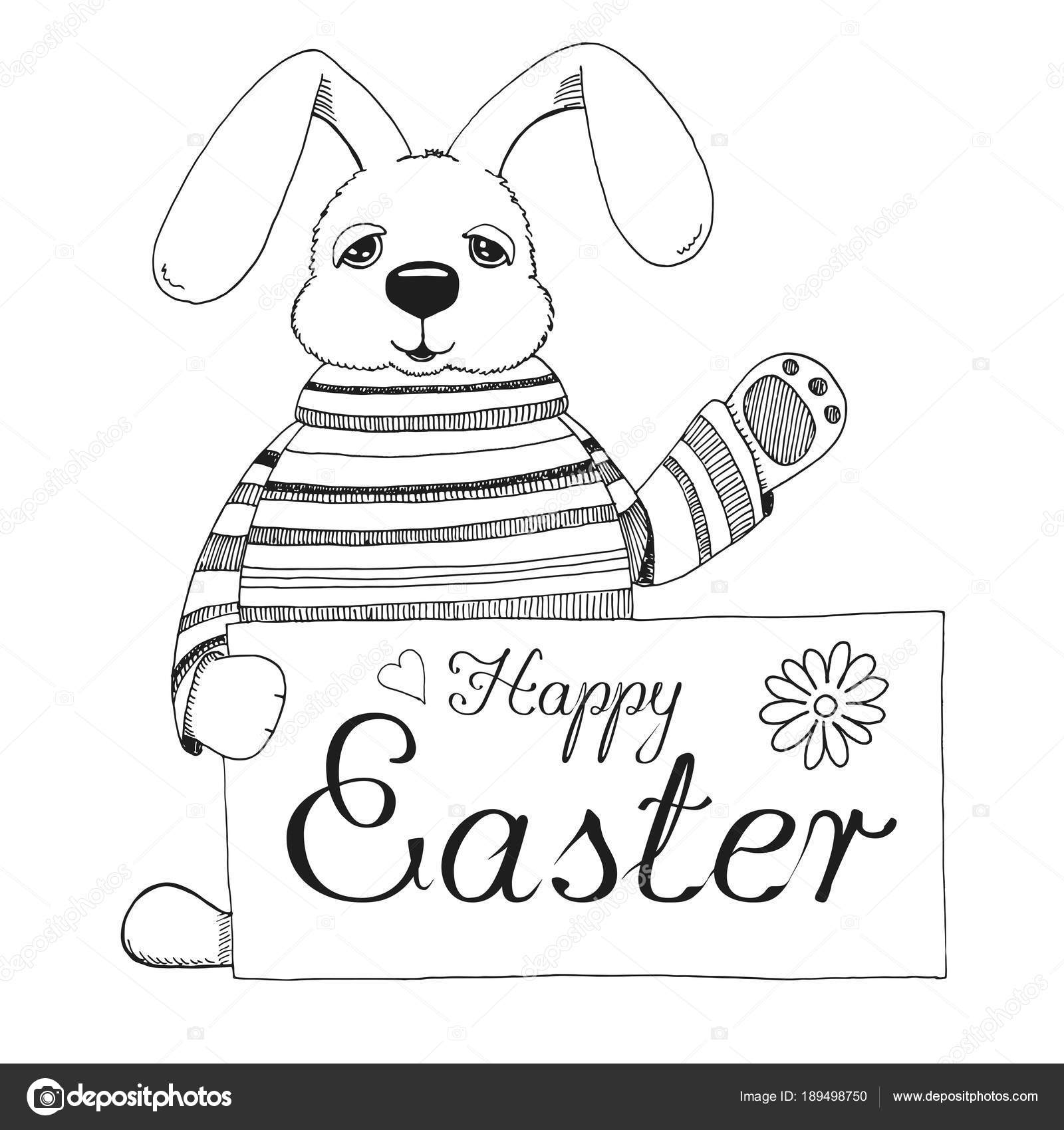 Happy easter greetings card logo hi-res stock photography and images - Alamy