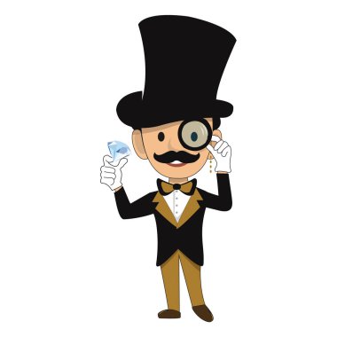 Değerli taşlar ile Goldsmith çalışın. Mücevher kalite kontrol. ICO
