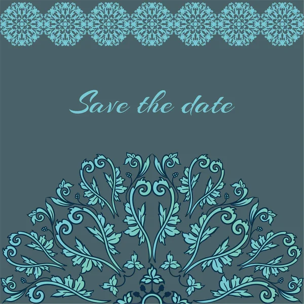 Düzen şablonu tasarım ile yuvarlak dekoratif öğe