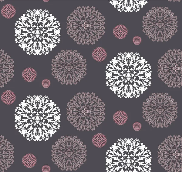 Radyal desen bitki elemanları.