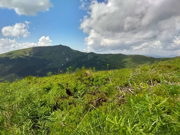 Montanhas Incríveis Belo Clima Verão Ótima Vista — Fotografia de Stock