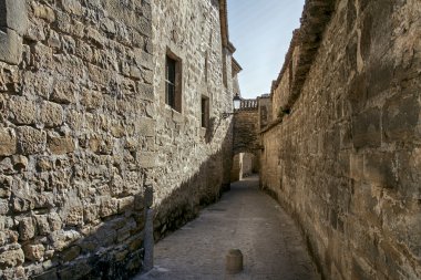 Baeza şehrin eski kesiminde sokaklarında