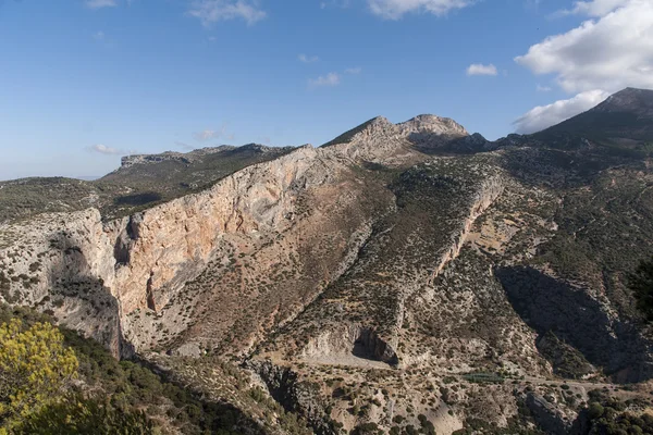 Hoogtepunt Van Huma Desfiladero Los Gaitanes Chorro Andales — Stockfoto