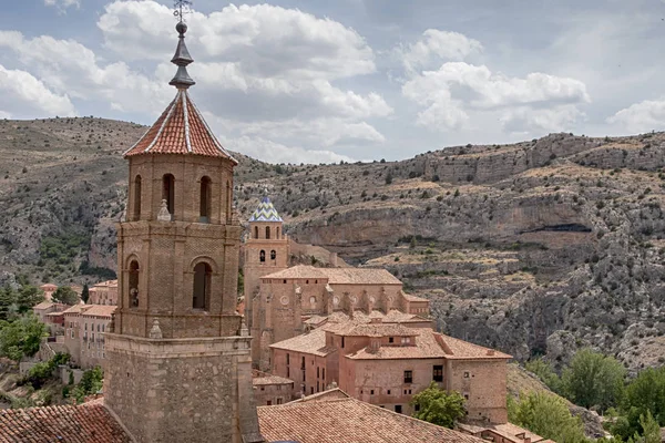 Schöne Dörfer von Spanien, Albarracin in der Provinz Teruel — Stockfoto