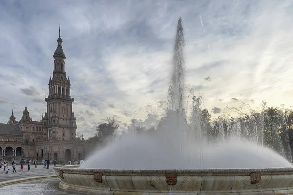 Hermosa plaza de España en Sevilla, España —  Fotos de Stock