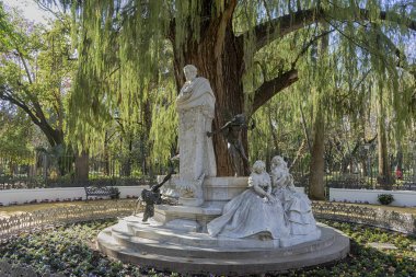 Anıt şair Gustavo Adolfo Becquer adanmış Sevilla şehir doğdu