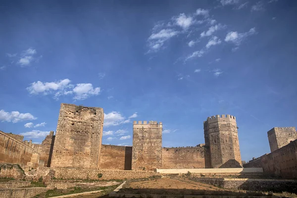 城堡的雷斯代拉堡塞维利亚省安大路西亚 — 图库照片