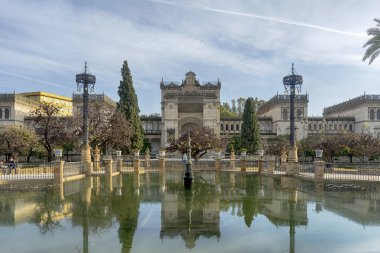 Seville şehir Maria Luisa parkta Arkeoloji Müzesi
