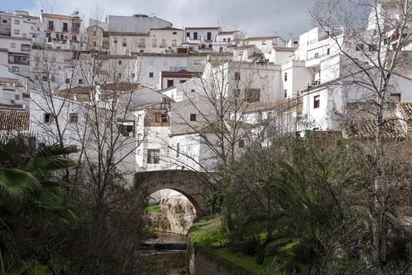 White villages of the province of Cadiz, Setenil de las Bodegas — Stock Photo, Image