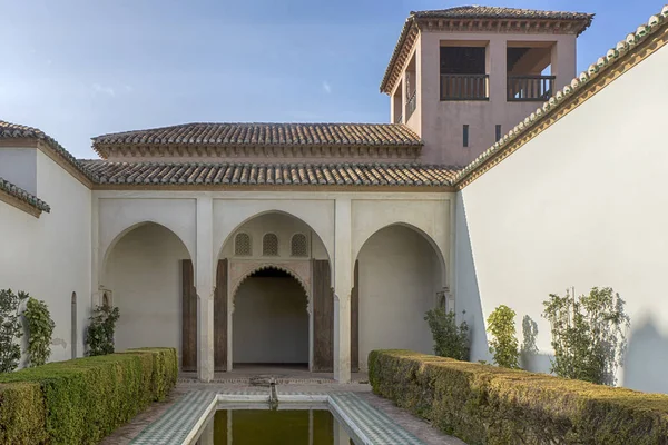 Denkmäler in Andalusien, die Alcazaba von Malaga — Stockfoto