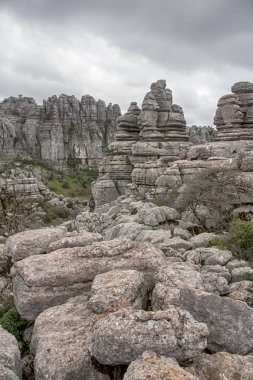 Doğa Spot torcal Antequera Malaga'da il Andalucia