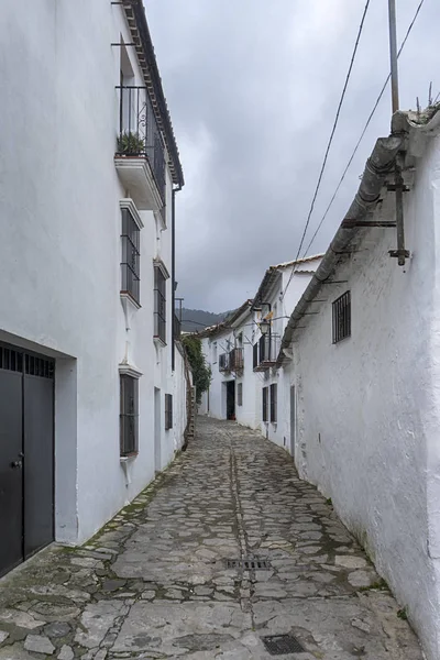 Typical Andalusian Streets Town Grazalema Province Cadiz — Stock Photo, Image