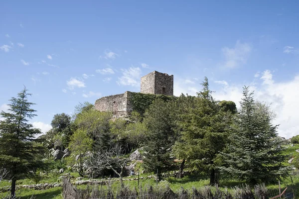 Замок Gaucin в провінції Малага Андалусії — стокове фото
