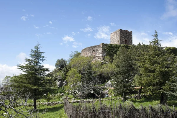 Gaucin hrad v provincii Malaga, Andalusie — Stock fotografie