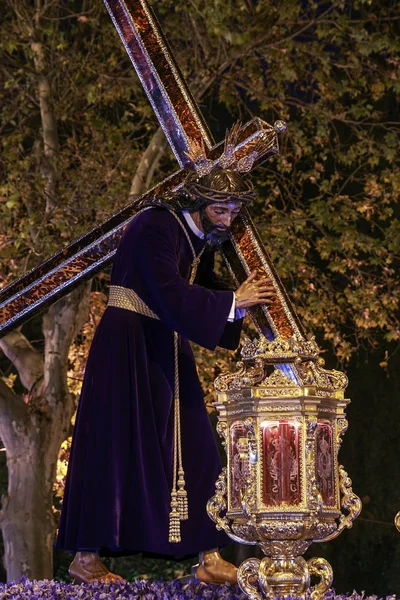 Nazarene Brotherhood of de eller i heliga veckan i Sevilla — Stockfoto