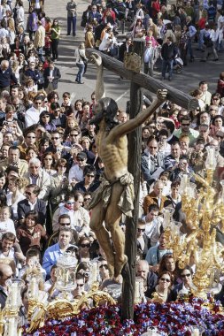 İsa Çarmıhta, kutsal hafta Seville, belgili tanımlık köpek yavrusu Kardeşliği can