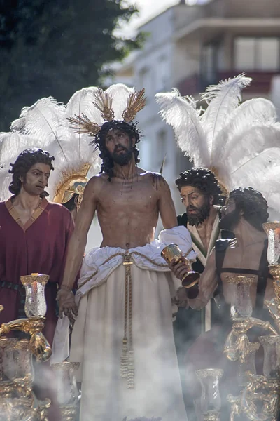 Ісус позбавлений одежу, Великдень в Севільї — стокове фото