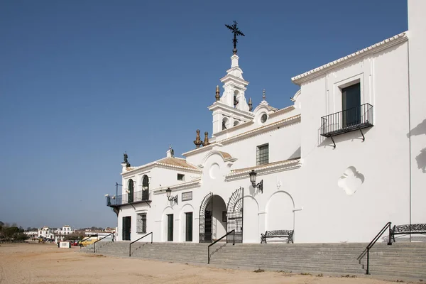 Hermitage of El Rocio in the province of Huelva — Stock Photo, Image