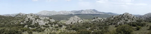 Równiny Republikańskiej Naturalnym Parku Grazalema Andaluzji — Zdjęcie stockowe