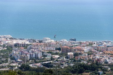 Marbella şehir üzerinde Costa del Sol Andalusia, İspanya kıyılarının sayısı