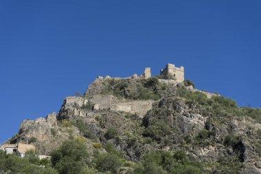 Eski Arap Kalesi, Zahara de la Sierra, Cadiz Eyaleti, Endülüs, İspanya