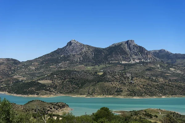 Grazalema Tabiat Parkı, baraj Zahara de la Sierra ve Tagus Algarn, Andalucia sitenin