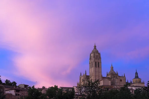 Catedral Santa Maria Segóvia Espanha — Fotografia de Stock