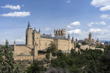Segovia şehir, gerçek Alcazar, İspanya'nın anıtları